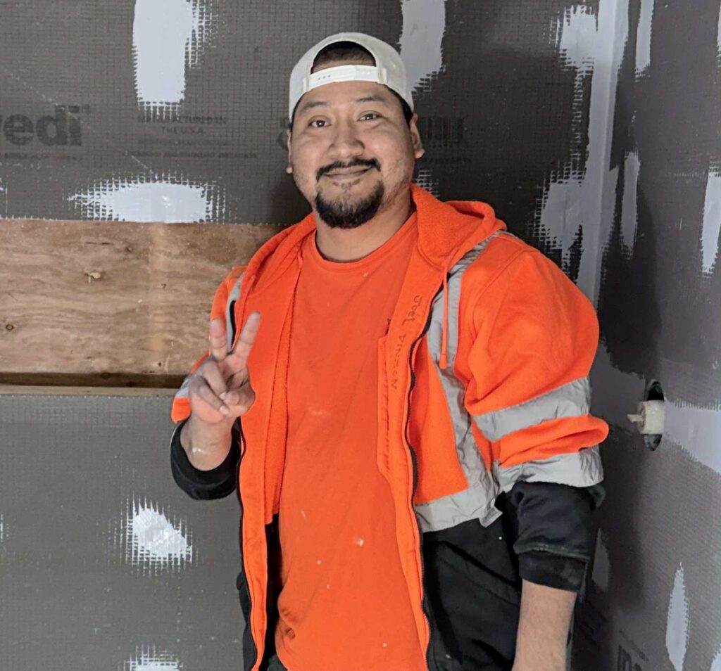 dc147ae2-aa8a-4a6f-9edb-ef8d12967176 journeyman tile setter, joel the owner